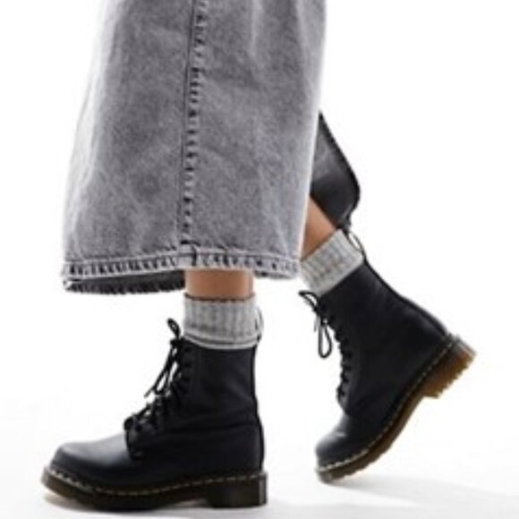 Dr Martnes 1460 Pascal virginia leather lace up boots - Picture 1 of 8